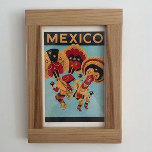 Handmade Craftsman 4x6 Gray Elm Wood Picture Frame